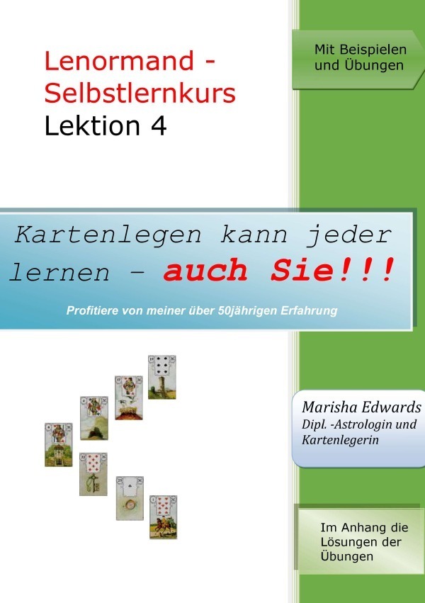 Cover: 9783741846441 | Lenormand - Selbstlernkurs (L4) | Lektion 4 | Marisha Edwards | Buch