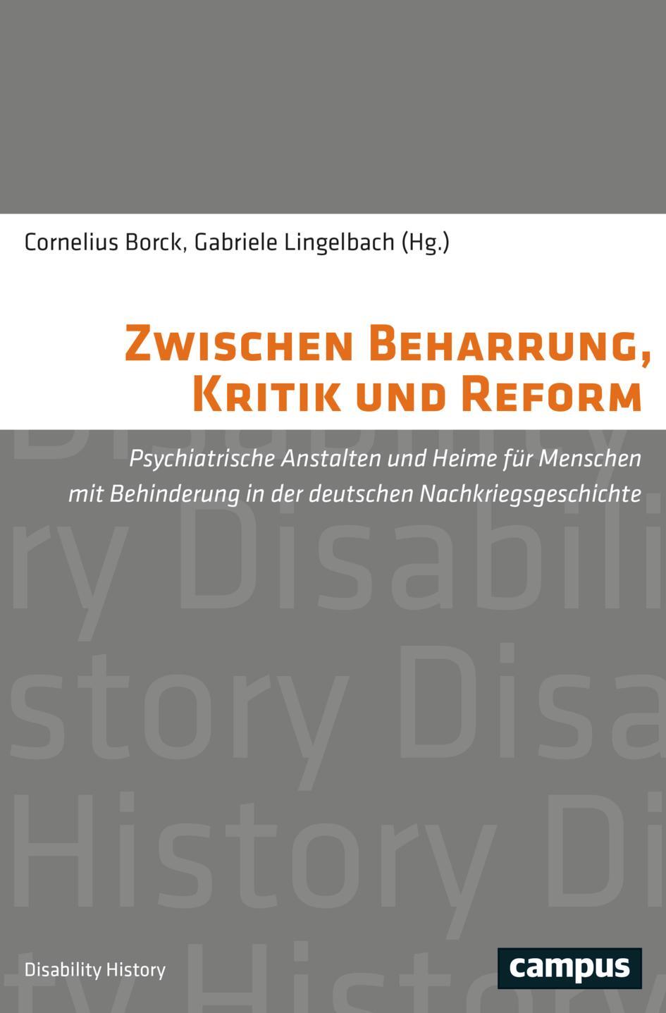 Cover: 9783593516585 | Zwischen Beharrung, Kritik und Reform | Cornelius Borck (u. a.) | Buch