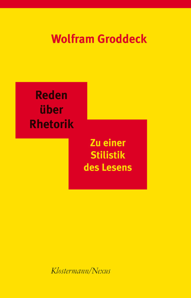 Cover: 9783465045236 | Reden über Rhetorik | Wolfram Groddeck | Taschenbuch | 296 S. | 2020