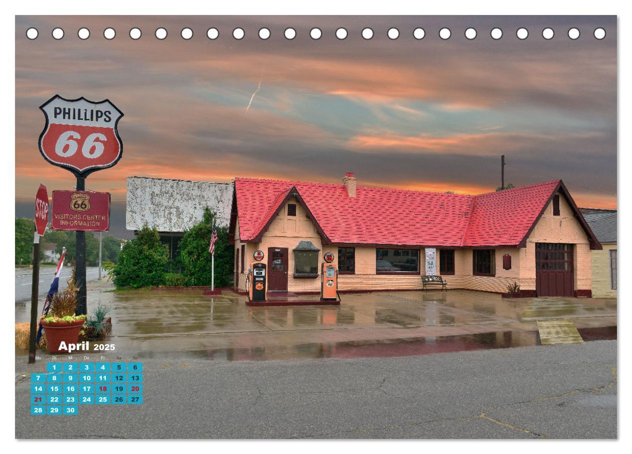 Bild: 9783457198933 | Historic Route 66 - National Scenic Byway (Tischkalender 2025 DIN...