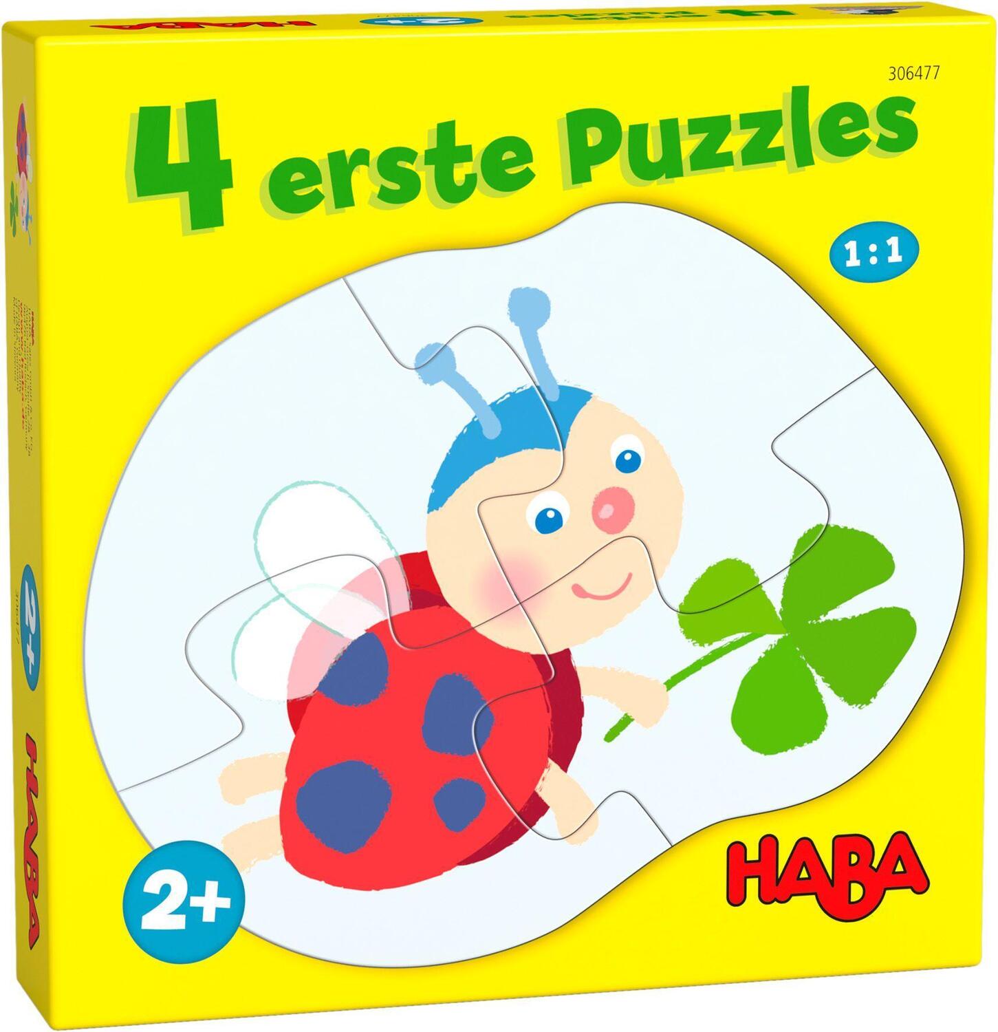 Cover: 4010168259598 | 4 erste Puzzles - Auf der Wiese | Spiel | Deutsch | 2021 | HABA