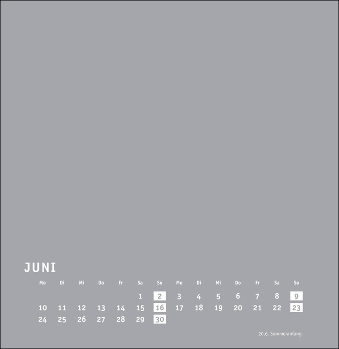 Bild: 9783756400300 | Bastelkalender 2024 Premium silbergrau groß. Blanko-Kalender zum...