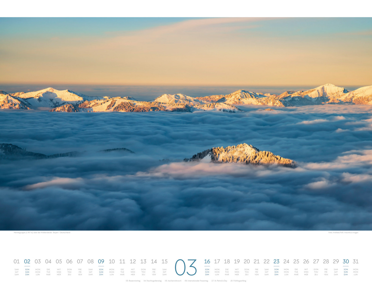 Bild: 9783838425849 | Naturparadies Alpen Kalender 2025 | Ackermann Kunstverlag | Kalender