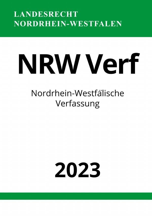 Cover: 9783757560324 | Nordrhein-Westfälische Verfassung - NRW Verf 2023 | Ronny Studier