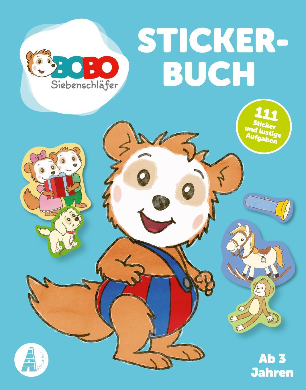 Cover: 9783948638122 | Bobo Siebenschläfer Stickerbuch | Ab 3 Jahren | Animation Jep | 26 S.