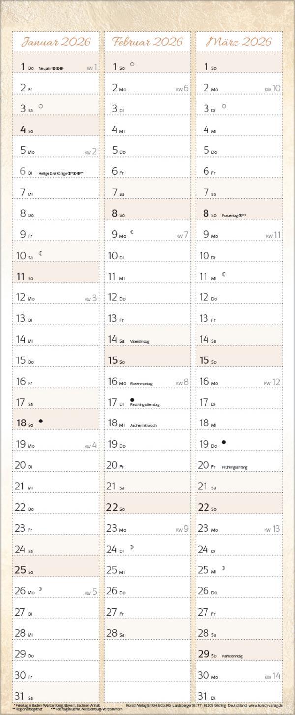 Bild: 9783731879466 | Achtsamkeit Timer für 2 2025 | Verlag Korsch | Kalender | 14 S. | 2026