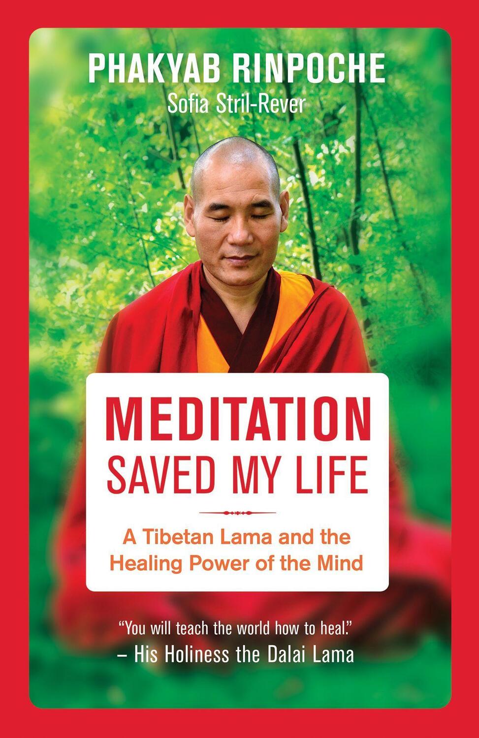 Cover: 9781608684625 | Meditation Saved My Life: A Tibetan Lama and the Healing Power of...