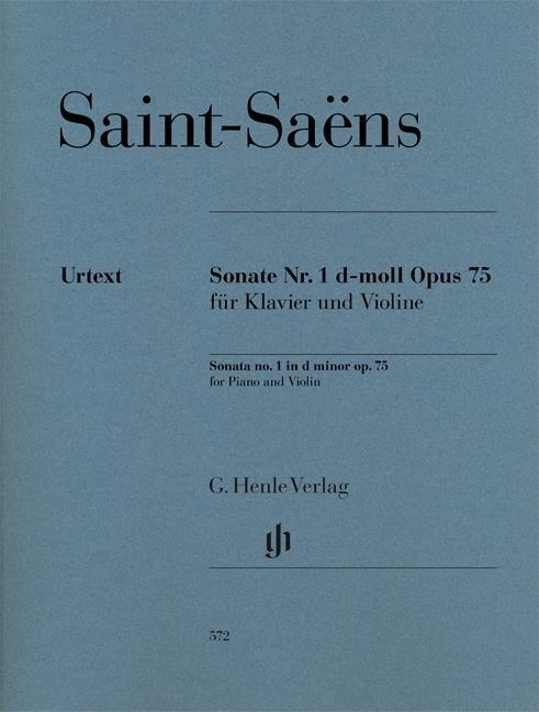 Cover: 9790201805726 | Camille Saint-Saëns - Violinsonate Nr. 1 d-moll op. 75 | Jost (u. a.)