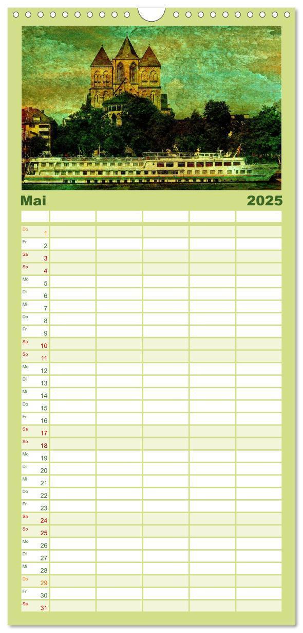 Bild: 9783457122259 | Familienplaner 2025 - Köln mit 5 Spalten (Wandkalender, 21 x 45 cm)...