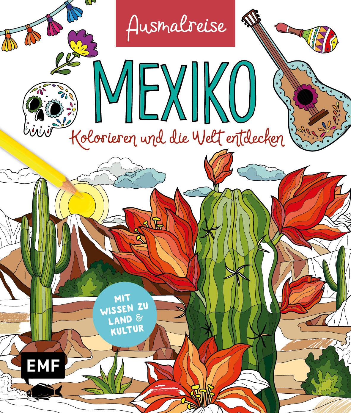 Cover: 9783745924237 | Ausmalreise Mexiko | Taschenbuch | 80 S. | Deutsch | 2025