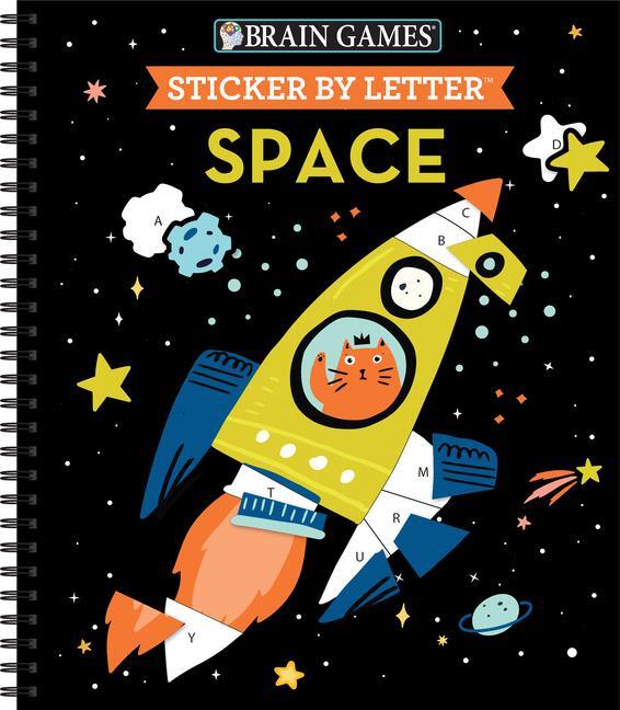 Cover: 9781639380169 | Brain Games - Sticker by Letter: Space | Ltd (u. a.) | Taschenbuch