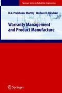 Cover: 9781852339333 | Warranty Management and Product Manufacture | Blischke (u. a.) | Buch