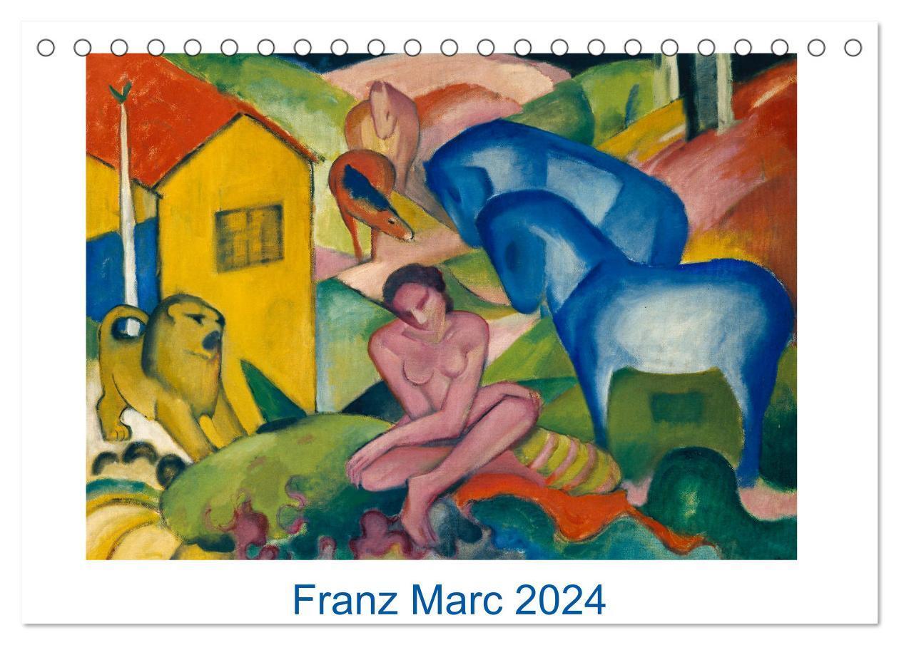 Cover: 9783675895751 | Franz Marc 2024 (Tischkalender 2024 DIN A5 quer), CALVENDO...