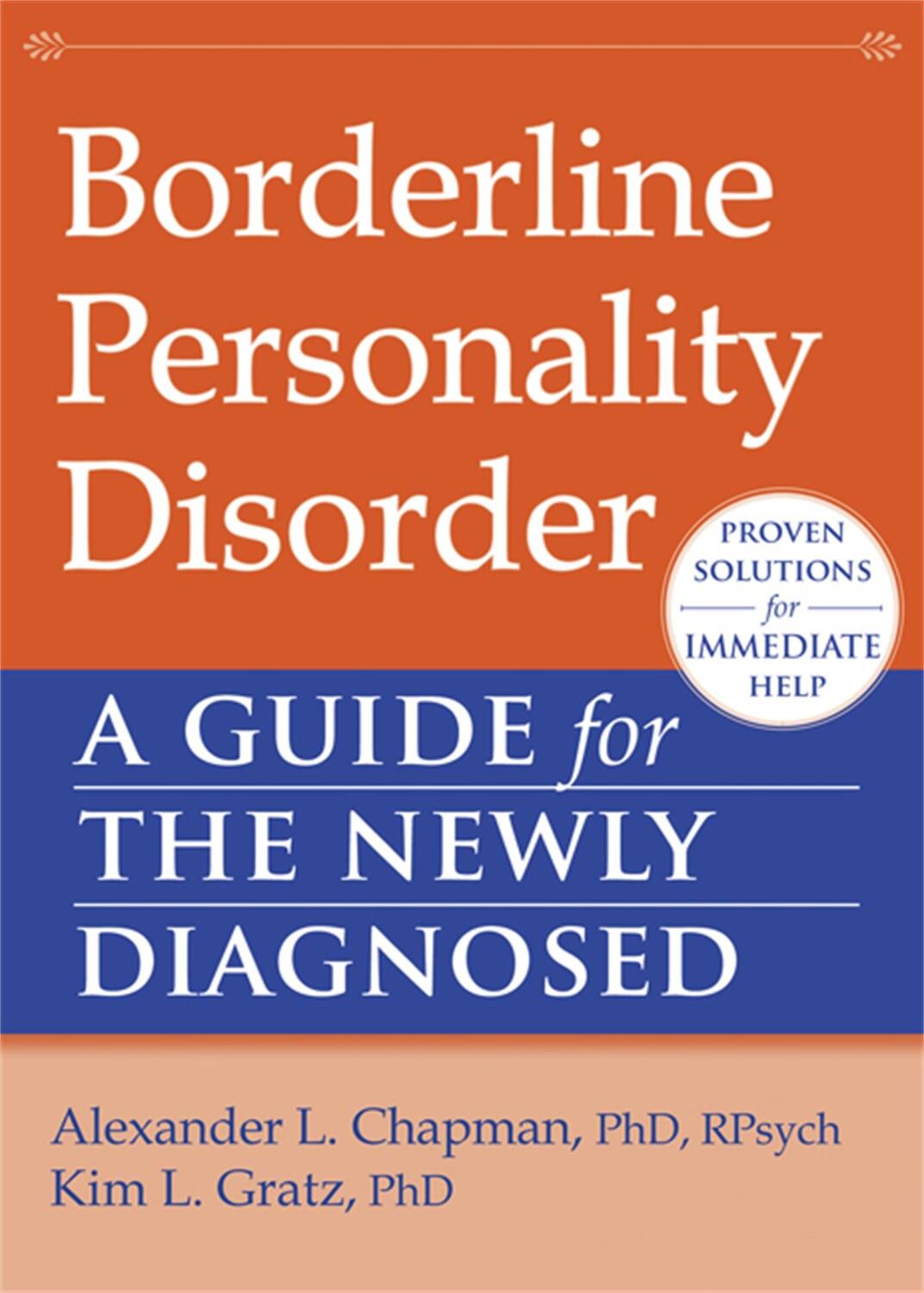 Cover: 9781608827060 | Borderline Personality Disorder | A Guide for the Newly Diagnosed