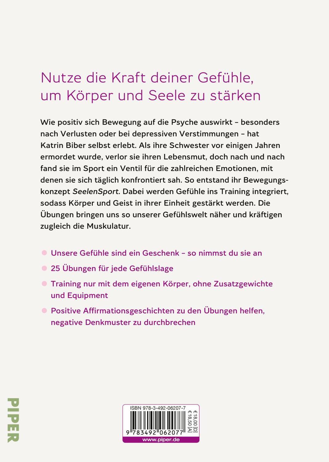 Rückseite: 9783492062077 | SeelenSport | Katrin Biber | Taschenbuch | Deutsch | 2021 | Piper