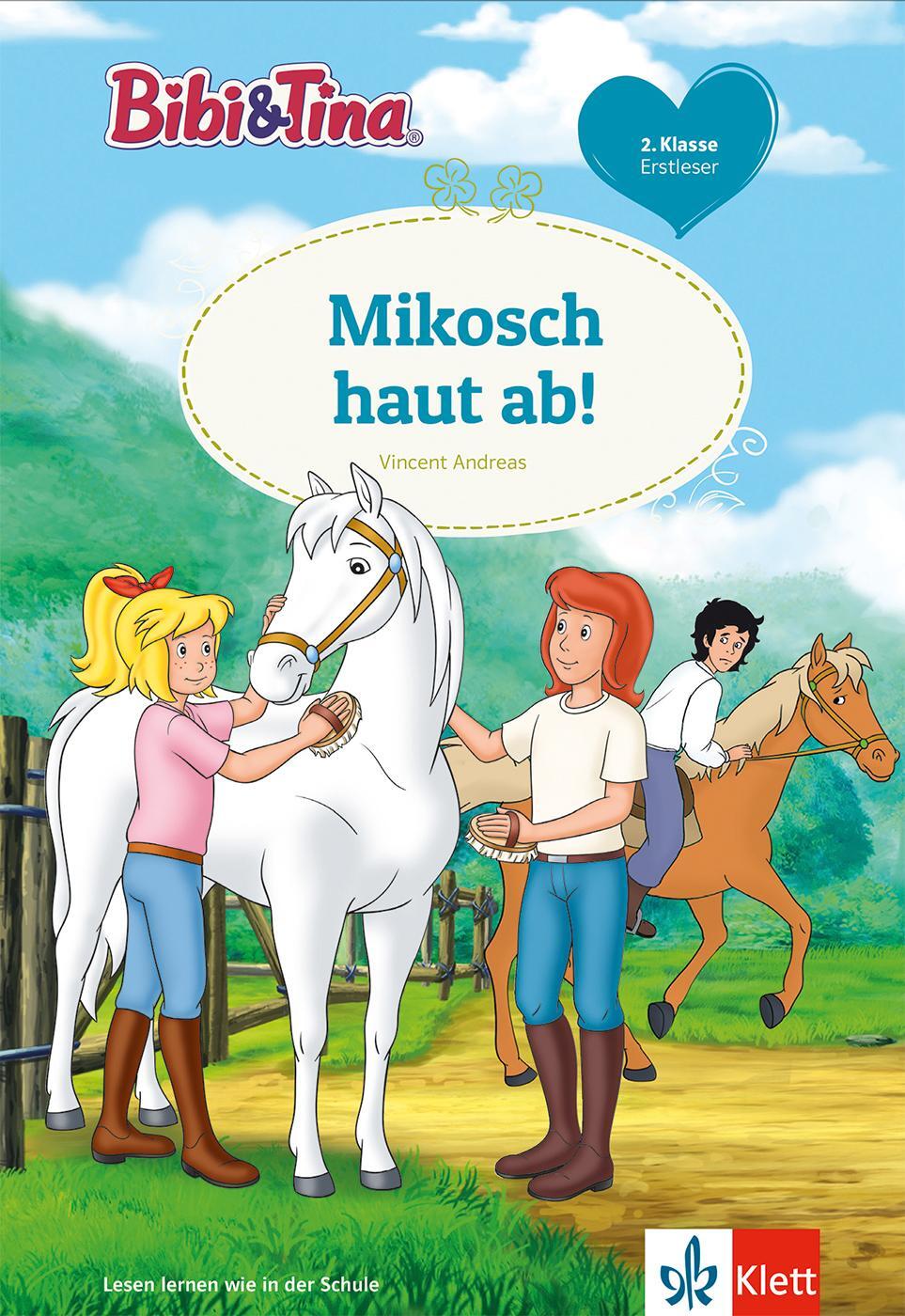 Cover: 9783129495315 | Bibi & Tina: Mikosch haut ab! | Erstleser 2. Klasse | Vincent Andreas
