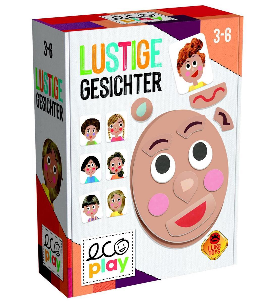 Cover: 8057592352576 | eco play - Lustige Gesichter | 2022 | Headu | EAN 8057592352576