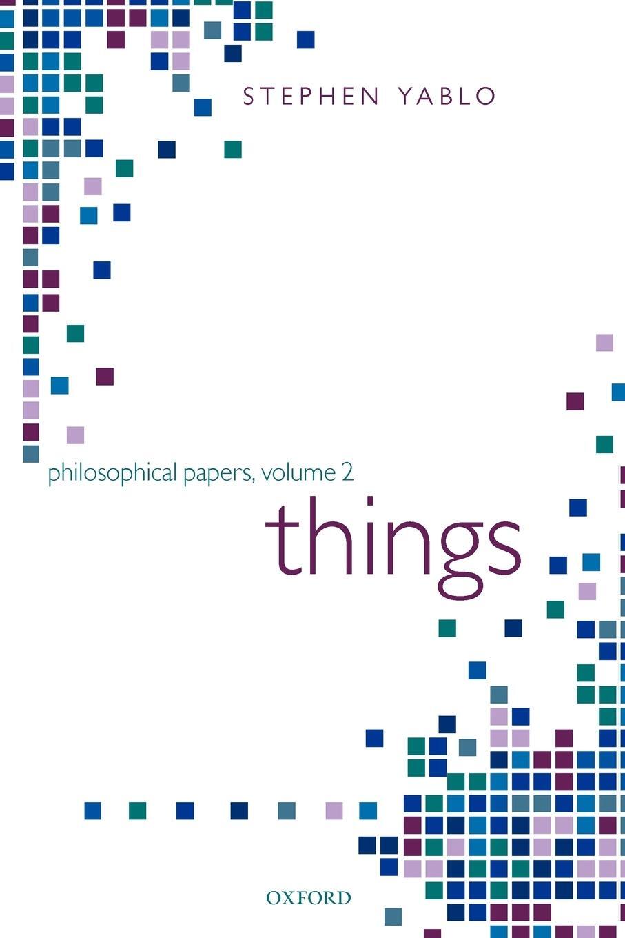 Cover: 9780199266494 | Things | Papers on Objects, Events, and Properties | Stephen Yablo
