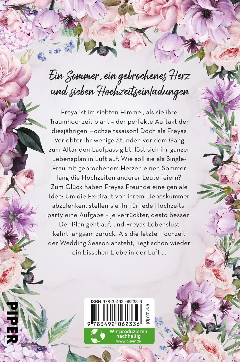 Rückseite: 9783492062336 | Wedding Season - Sieben Hochzeiten und ein Totalausfall  | Birchall