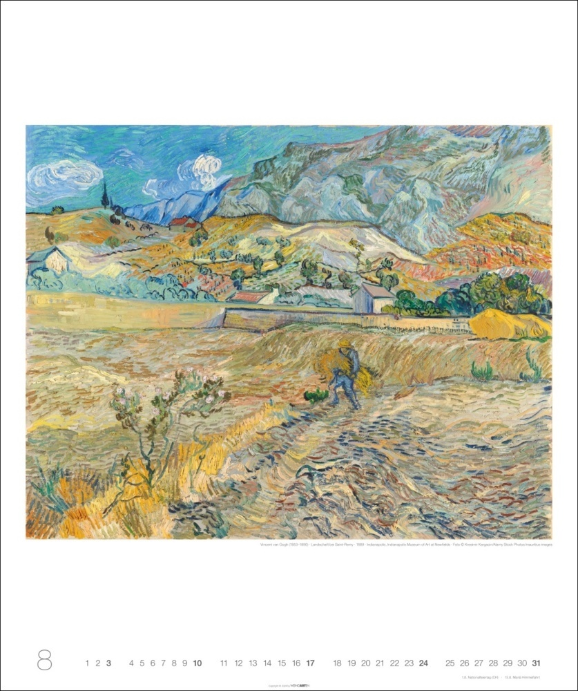 Bild: 9783839900772 | Vincent van Gogh Edition Kalender 2025 | Vincent van Gogh | Kalender