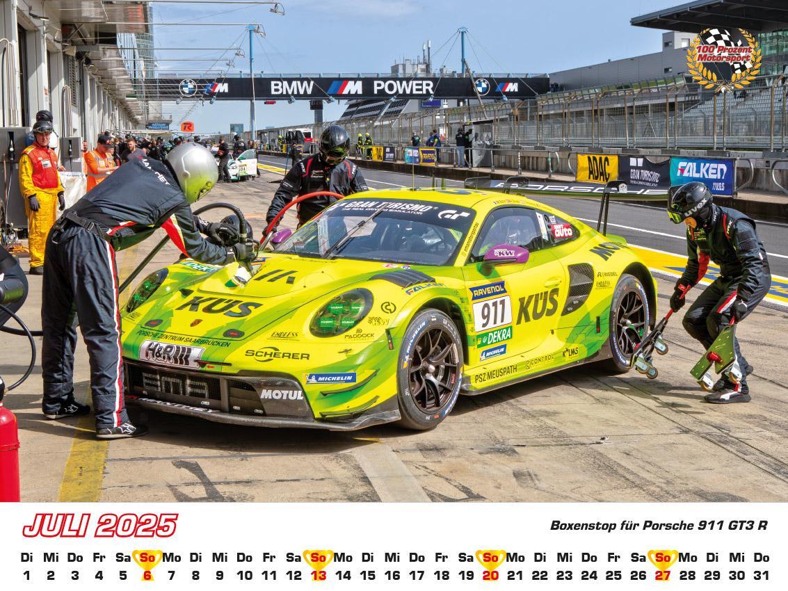 Bild: 9783948794729 | Porsche im Rennsport Kalender 2025 | Frank Pommer | Kalender | Deutsch