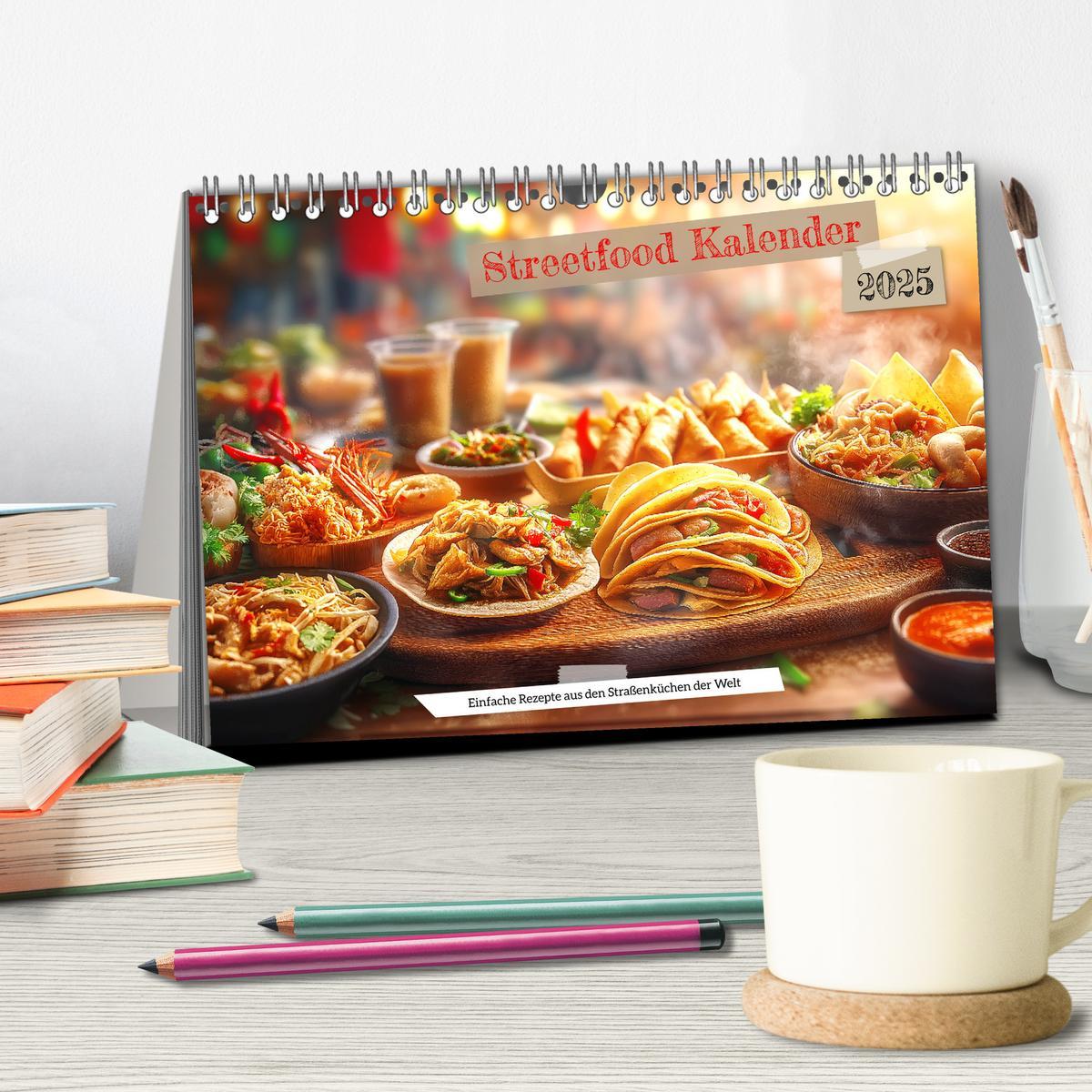 Bild: 9783457208823 | Streetfood Kalender - Einfache Rezepte aus den Straßenküchen der...