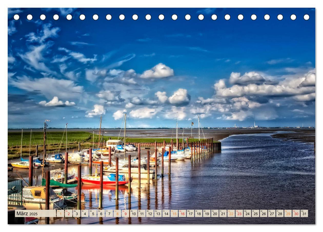 Bild: 9783435785117 | Friesland - Nordseebad Dangast (Tischkalender 2025 DIN A5 quer),...