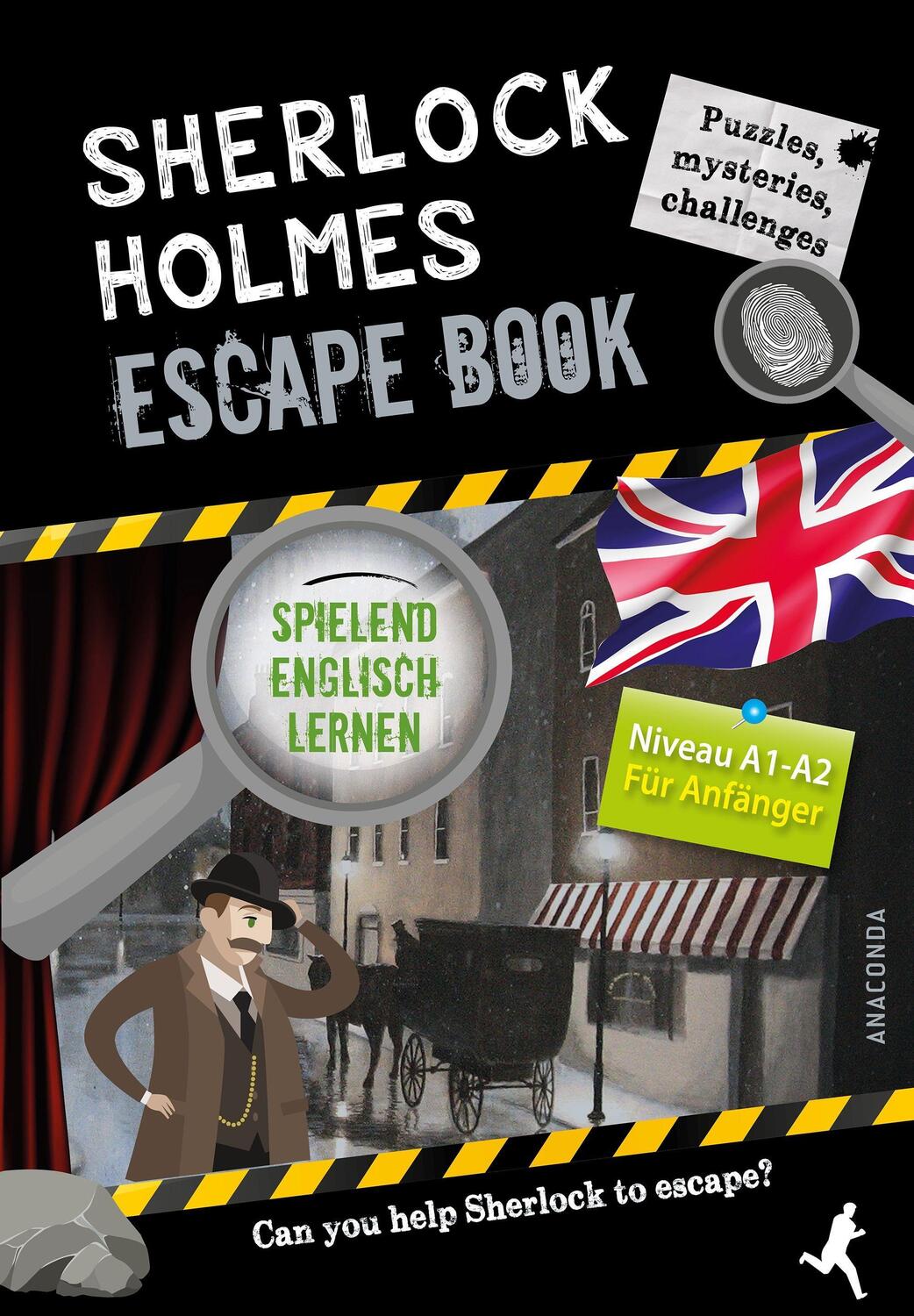 Cover: 9783730611548 | Sherlock Holmes Escape Book. Spielend Englisch lernen - für...
