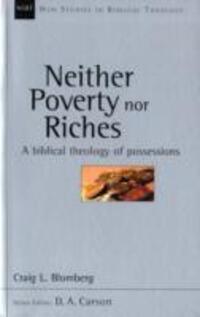 Cover: 9780851115160 | Neither Poverty Nor Riches | Biblical Theology Of Possessions | Buch