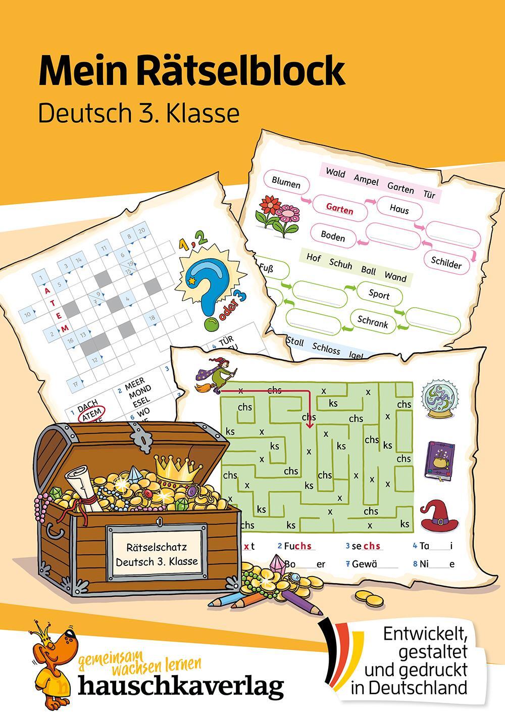 Cover: 9783881006835 | Mein Rätselblock Deutsch 3. Klasse | Christine Weideneder | Buch