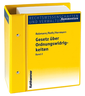 Cover: 9783170180208 | Gesetz über Ordnungswidrigkeiten | Hans-Jürgen Förster (u. a.) | Stück