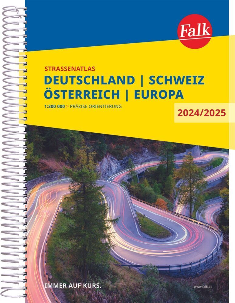 Cover: 9783827900296 | Falk Straßenatlas 2024/2025 Deutschland, Schweiz, Österreich 1:300.000