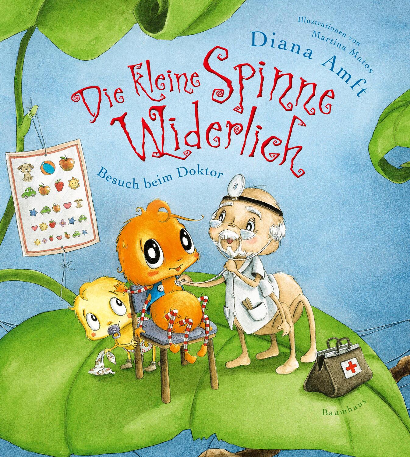 Cover: 9783833905919 | Die kleine Spinne Widerlich - Besuch beim Doktor | Band 8 | Diana Amft