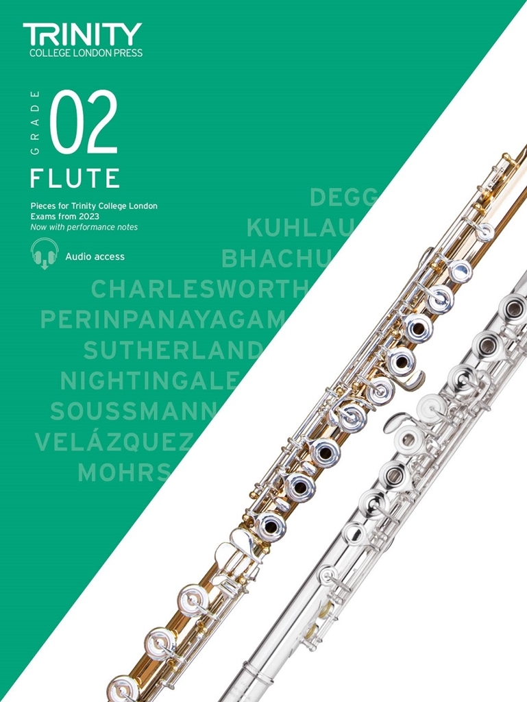 Cover: 9780857369611 | TCL Flute Exam Pieces from 2023: Grade 2 | Trinity College London