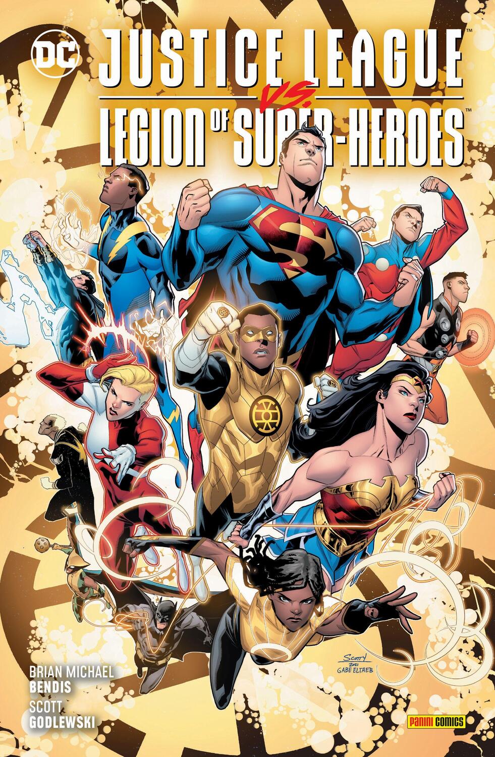 Cover: 9783741630231 | Justice League vs. Legion of Super-Heroes | Bendis (u. a.) | Buch
