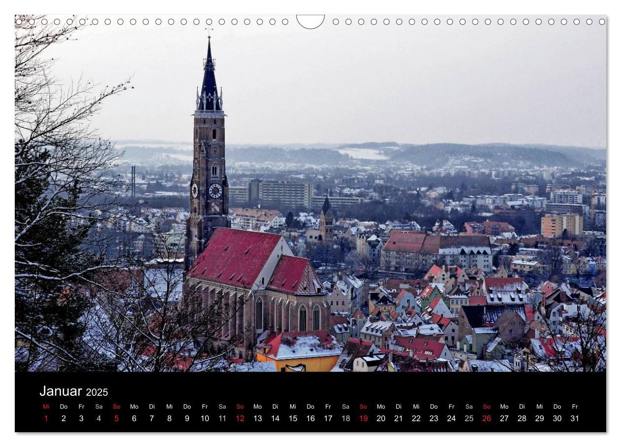 Bild: 9783435691210 | Landshut bei Tag und Nacht (Wandkalender 2025 DIN A3 quer),...