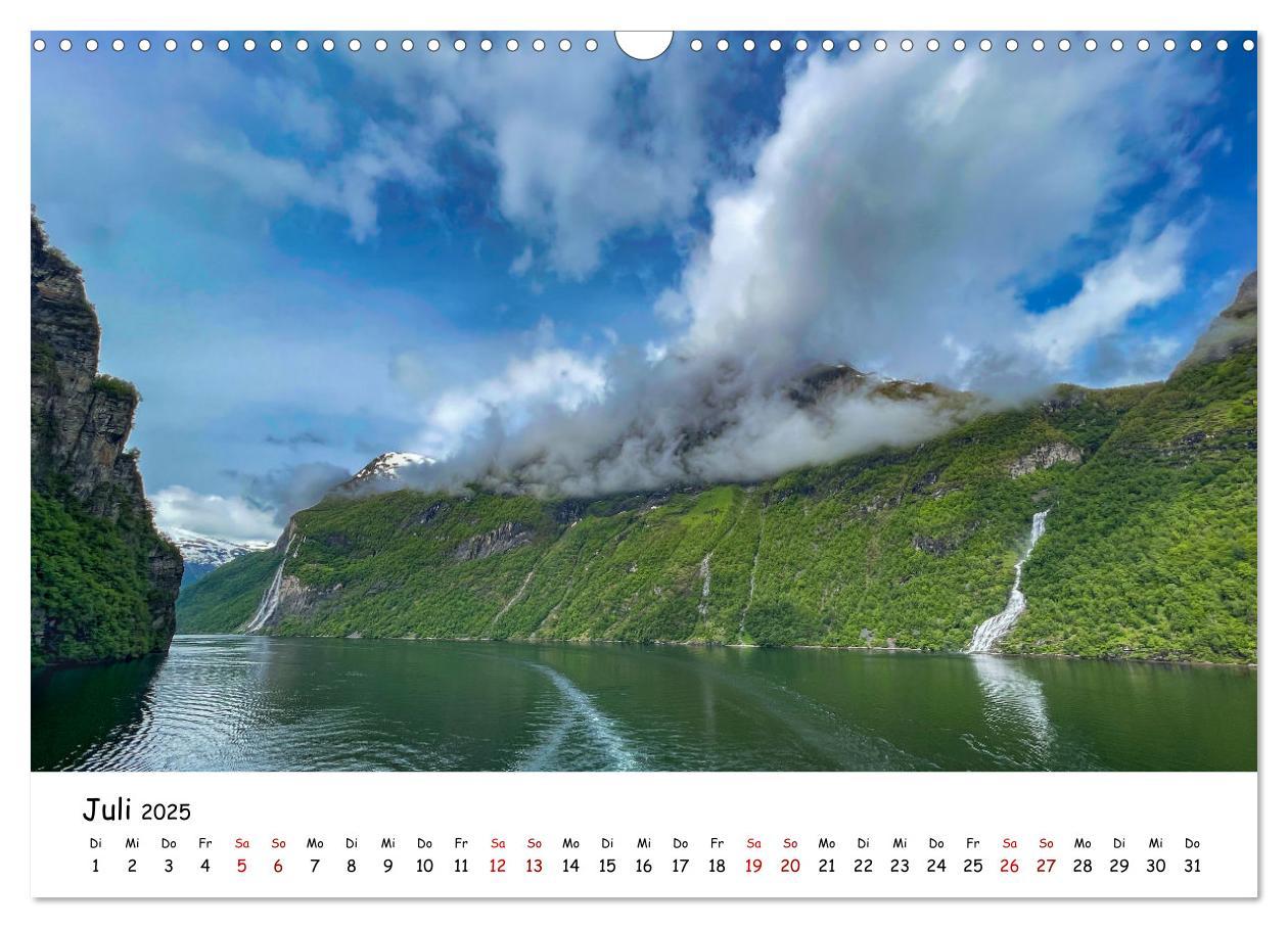 Bild: 9783383930287 | Norwegens wunderschöne Fjorde (Wandkalender 2025 DIN A3 quer),...