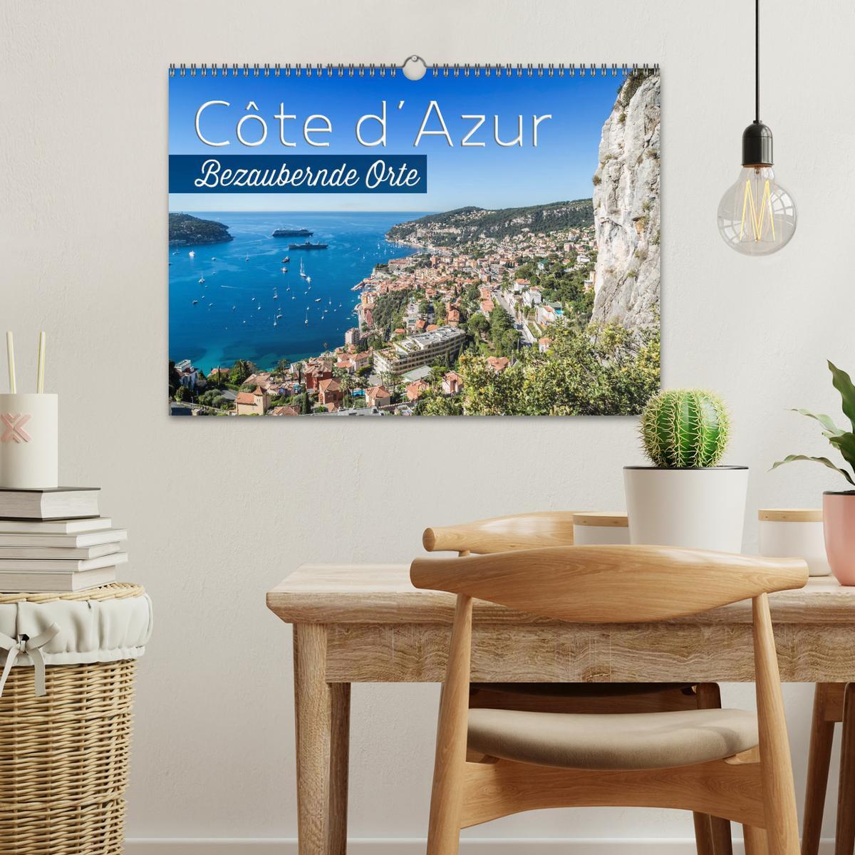 Bild: 9783435450756 | CÔTE D¿AZUR Bezaubernde Orte (Wandkalender 2025 DIN A3 quer),...