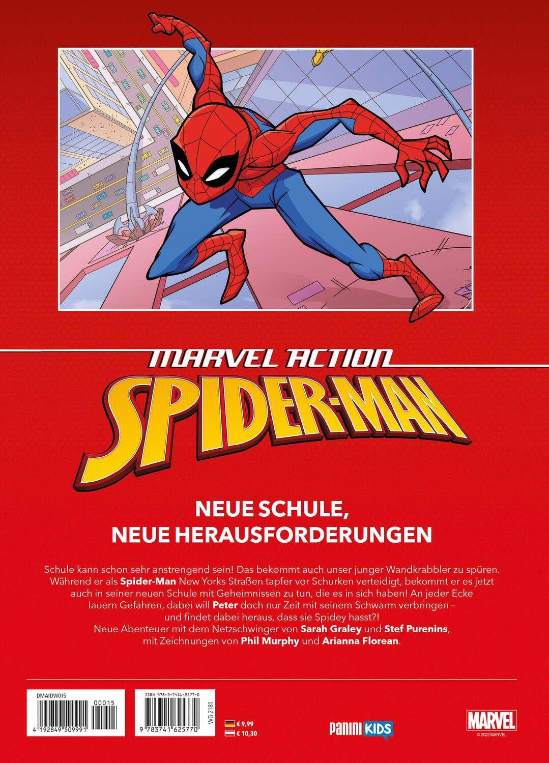 Rückseite: 9783741625770 | Marvel Action: Spider-Man | Bd. 6: Nachhilfe mit Schurken | Buch