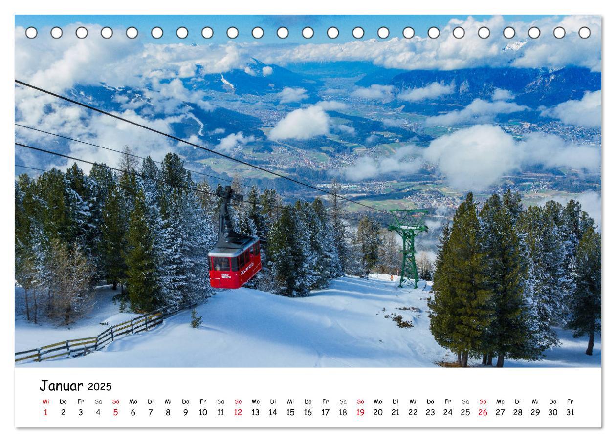 Bild: 9783435439027 | Grüße aus Innsbruck (Tischkalender 2025 DIN A5 quer), CALVENDO...