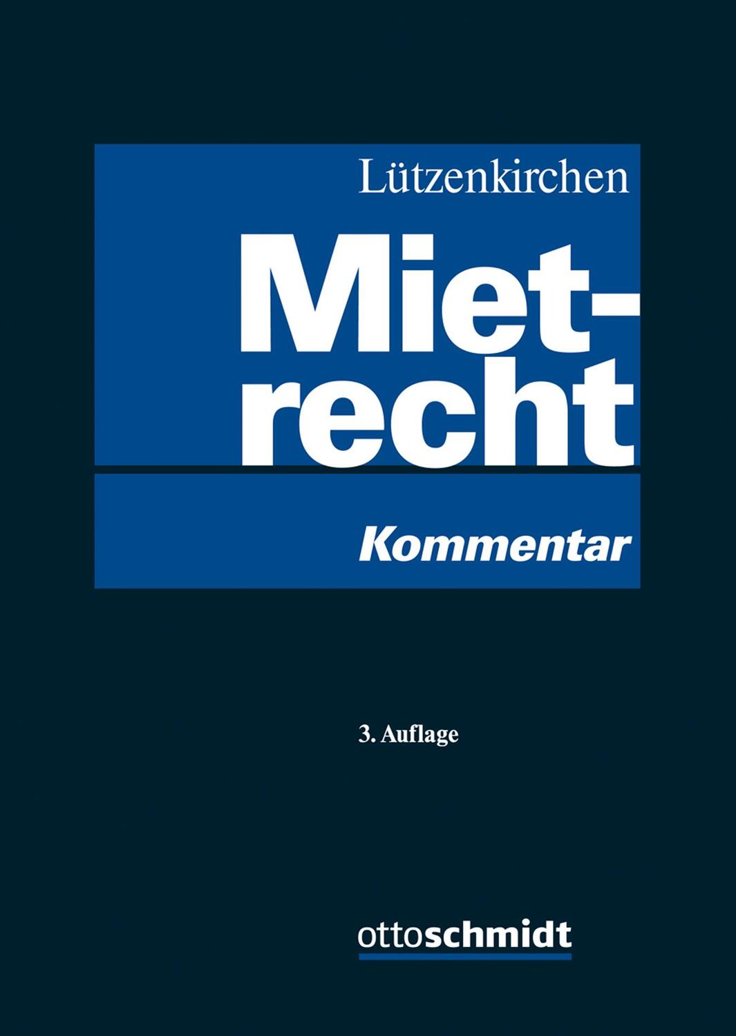 Cover: 9783504450809 | Mietrecht | Klaus Lützenkirchen | Buch | Deutsch | 2020