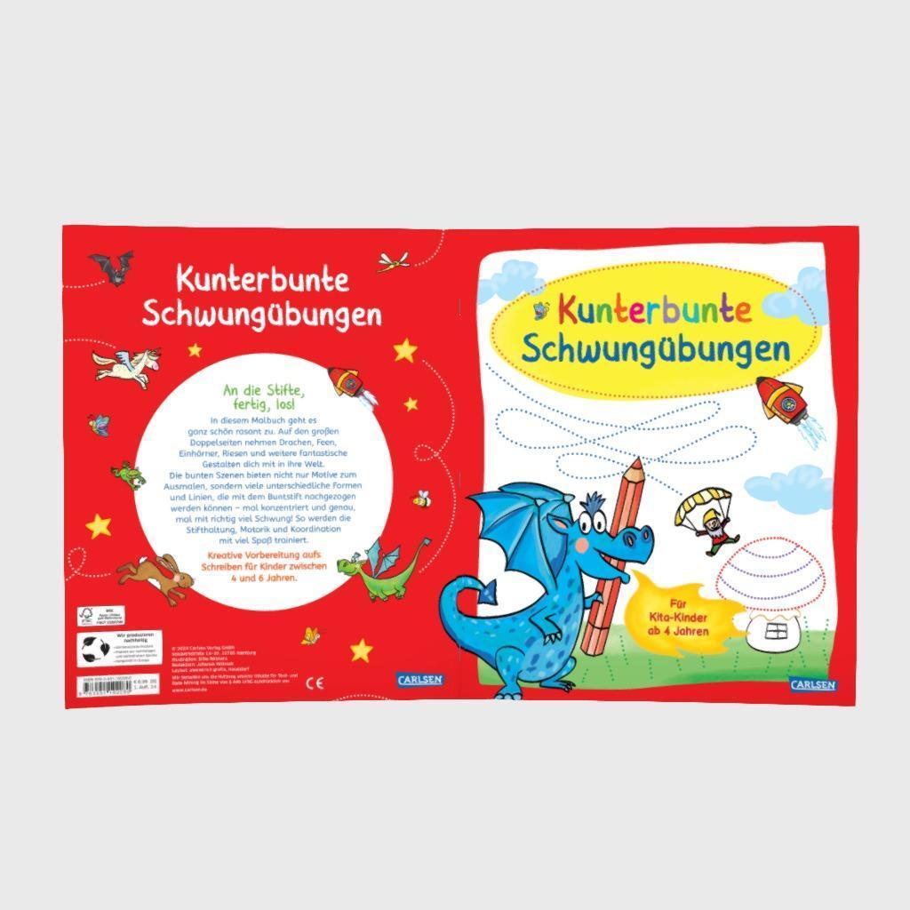 Bild: 9783551192080 | Kunterbunte Schwungübungen | Taschenbuch | 48 S. | Deutsch | 2024