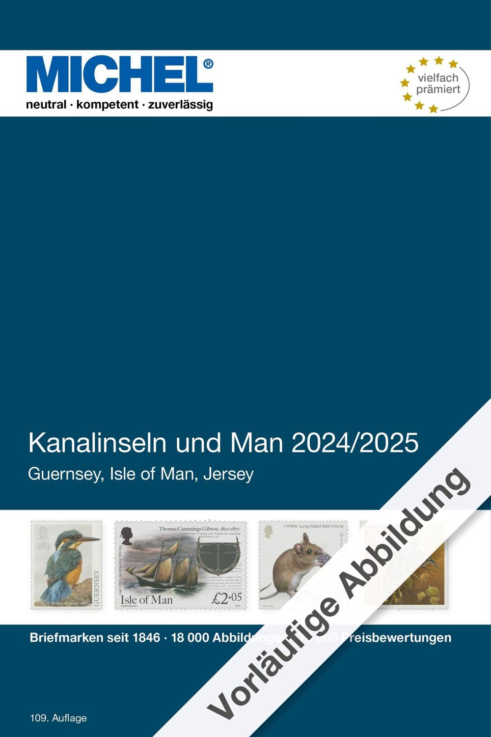 Cover: 9783954024841 | Kanalinseln und Man 2024/2025 | Europa Teil 14 | Michel-Redaktion