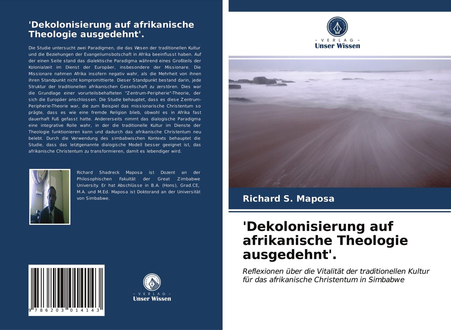 Cover: 9786203014143 | 'Dekolonisierung auf afrikanische Theologie ausgedehnt'. | Maposa