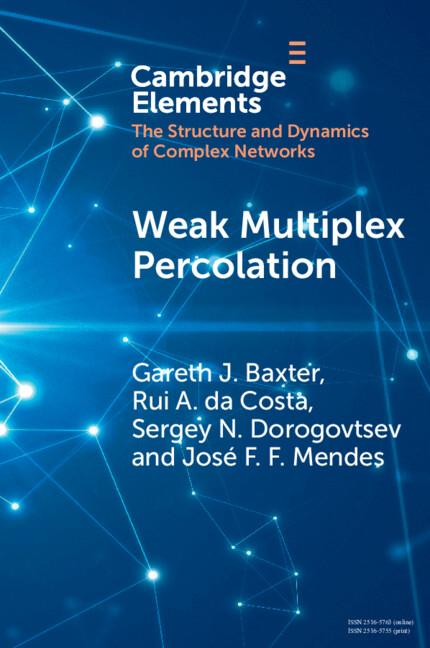 Cover: 9781108791076 | Weak Multiplex Percolation | Gareth J. Baxter (u. a.) | Taschenbuch