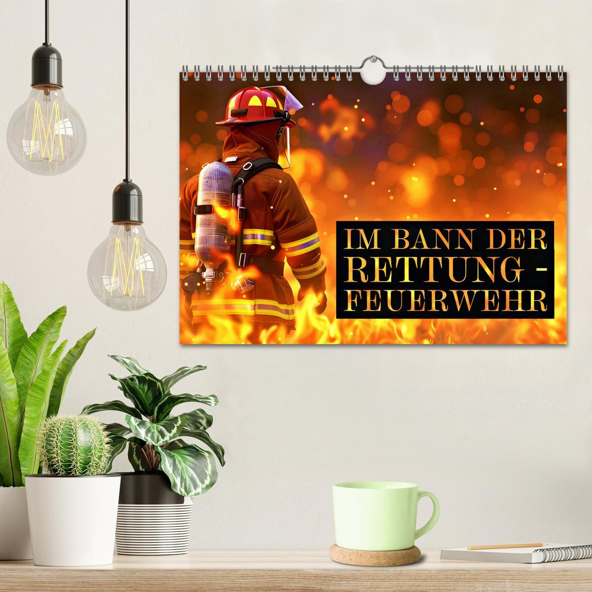 Bild: 9783457260425 | Im Bann der Rettung - Feuerwehr (Wandkalender 2026 DIN A4 quer),...