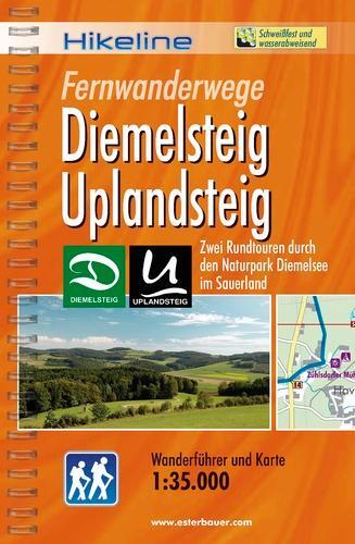 Cover: 9783850005210 | Hikeline Wanderführer Fernwanderwege Diemelsteig Uplandsteig | Buch