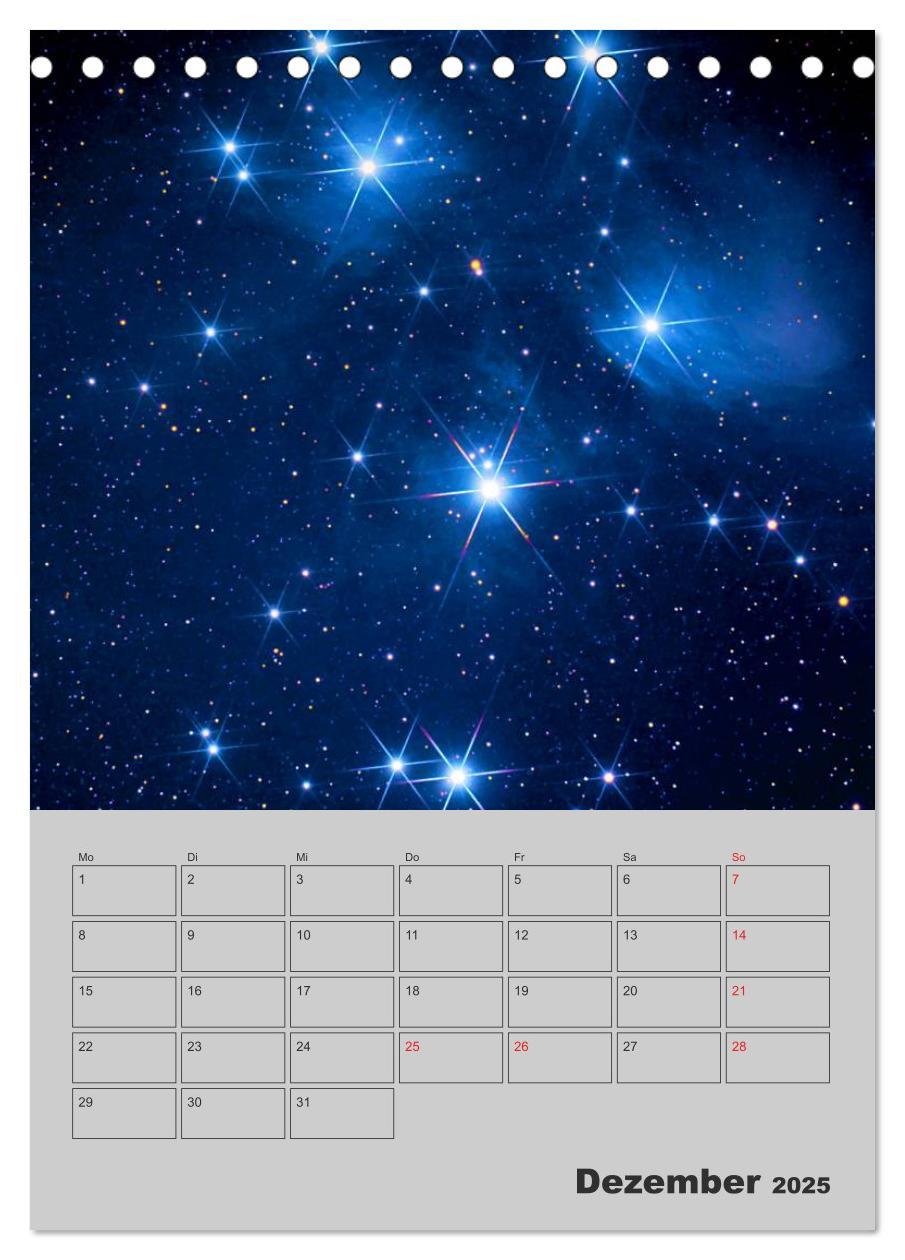 Bild: 9783457003657 | Schönheit des Universums (Tischkalender 2025 DIN A5 hoch), CALVENDO...