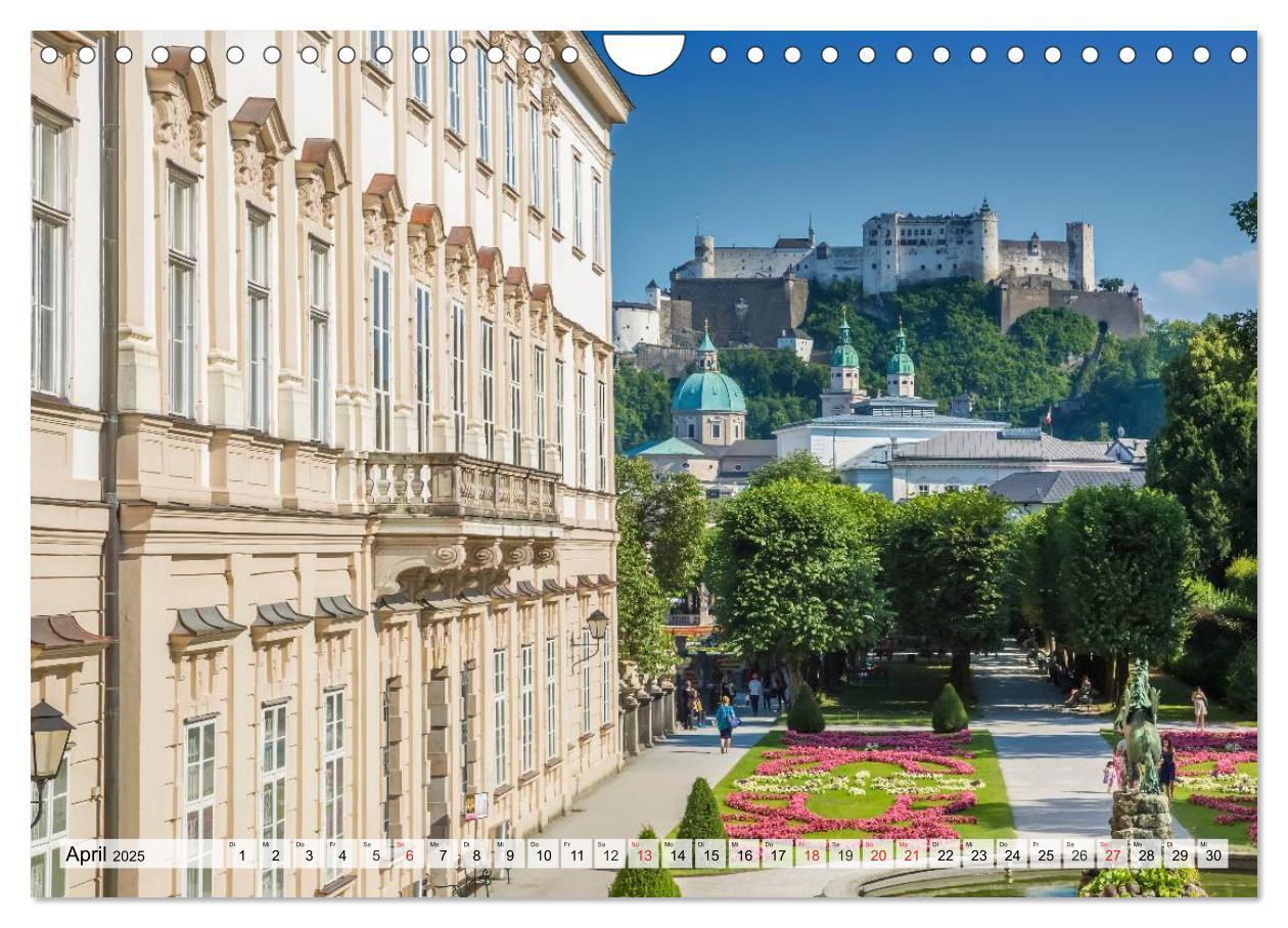 Bild: 9783435594795 | Charmantes Stadtherz SALZBURG (Wandkalender 2025 DIN A4 quer),...