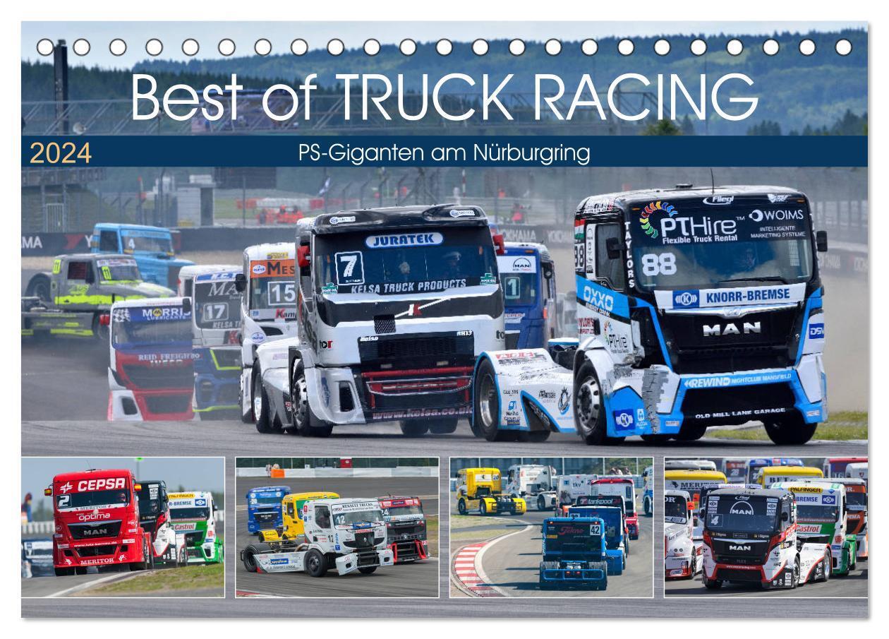 Cover: 9783675686724 | Best of TRUCK RACING (Tischkalender 2024 DIN A5 quer), CALVENDO...